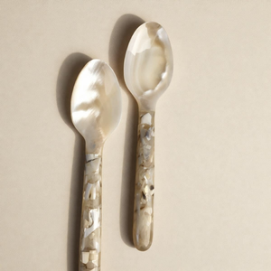 Cucharas de Resina Multiusos Hechas a Mano en India, Cuchara para Ensalada, Café y Té - Product Image 1