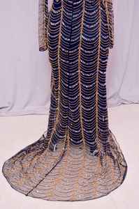 Robe de soirée brodée pour femmes, travail de broderie Zari lourd, tenue de fête, mariage, robe ethnique, provenant d'un fournisseur indien. - Product Image 4