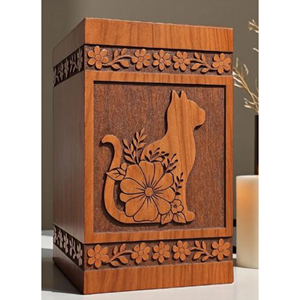 Small Wooden <b>Keepsake</b> Urn for Ashes – Mini <b>Memorial</b> urn <b>Memorial</b> <b>Keepsake</b> by AYAANS - Product Image 2