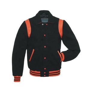 Chaqueta universitaria de diseñador Vintage para hombre, ropa de calle de béisbol a la moda elegante con tela de lona personalizada completa - Product Image 1