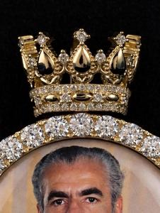 Colgante de Foto de Moda Hip Hop, Giratorio de Doble Cara, Plata 925, Marco de Fotos con Incrustaciones de Moissanita Certificada, Personalizado - Product Image 3