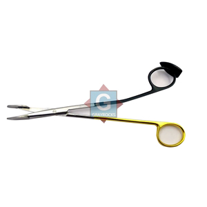 Ciseaux de dissection droits en acier inoxydable de 20 cm pour chirurgie plastique ORL, avec pointe en cuillère Trepsat et séparateur - Product Image 3