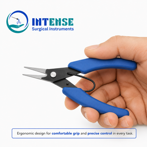Alicates de Punta Fina Profesionales de Precisión con Empuñadura Azul para Joyería y Trabajos Finos - Product Image 4