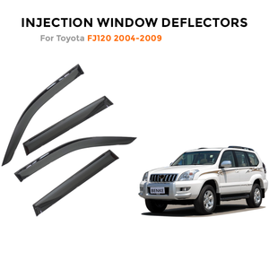 Visera para Ventana de Coche, Deflector de Viento y Protector de Lluvia para Toyota Land Cruiser FJ120 2004-2009 - Product Image 2