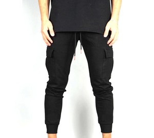 Pantalones de chándal de poliéster/algodón ligeros, de lavado medio claro, antiarrugas, con cordón, diseño de invierno, gran demanda al por mayor 2026 - Product Image 4