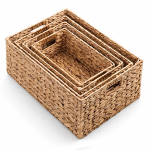 Panier à pain en teck écologique de couleur miel, fait à la main, avec couvercle et cuillère - Vente en gros par Aqudus Saleem - Product Image 5