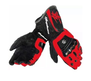 Gants de moto en cuir personnalisés avec protection rigide pour les articulations, style Hayabusa, gants de protection en cuir pour la conduite de moto - Product Image 2
