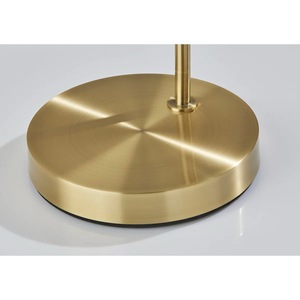 Lámpara de pie decorativa alta de latón con pantalla de tela extraíble para iluminación de Diwali, hoteles, apartamentos y villas - Product Image 4