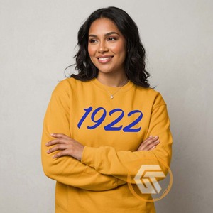 Sudadera de Felpa de Algodón con Cuello Redondo Blanca para Mujer, Marca Sigma Gamma Rho, Manga Larga, Bordada, Otoño Invierno, Sudaderas con Capucha de Alta Calidad - Product Image 3