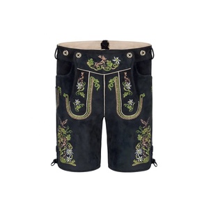 กางเกงหนังแท้สไตล์บาวาเรียนคุณภาพสูง ดีไซน์สั่งทำพิเศษ ผ้าแคนวาสระบายอากาศได้ดี สไตล์ไฮสตรีท ราคาประหยัด - Product Image 2