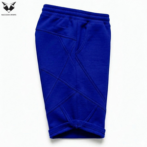 2026 Solid Blue Color Good Supplier New Arrival Trendy Product Comfortable Unique Design Make Your Own Men Sweat <b>Shorts</b> - Product Image 3