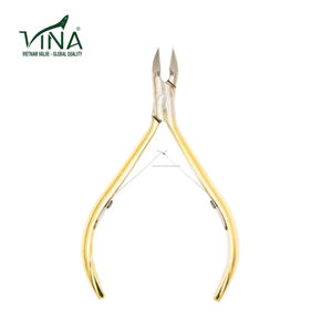 Herramienta de oro elegante para cortar uñas, empuñadura de acero al carbono Vina para recortar detalles de uñas - Product Image 5