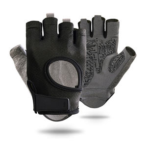Guantes de gimnasio de medio dedo para levantamiento de pesas, entrenamiento físico, transpirables, suaves, cómodos, antideslizantes, impermeables, para ciclismo al aire libre - Product Image 1