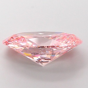 Diamant CVD rose vif fantaisie de forme ovale de luxe, cultivé en laboratoire, 3,64 carats, clarté VS2, polissage excellent, diamant non monté pour bijoux - Product Image 5