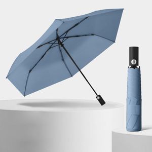 Parapluie automatique pliable Source Rain à 6 baleines, ultra-léger, triple pliage, protection UPF 50+, poignée ABS – Pliage instantané, double usage - Product Image 3