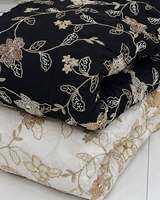Tissu en Soie 100% Tricoté Brodé de Perles, Dentelle Couture Mariage, Maille pour Vêtements – Vente en Gros pour Importateurs de Mode