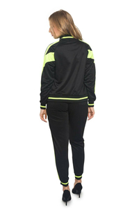 Nuevo Conjunto Deportivo Casual con Capucha para Mujer, Chaqueta con Cremallera y Pantalones con Bloques de Color, Logotipo Personalizado - Product Image 5