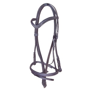 Muserolle en cuir extra rembourrée pour l'équitation Bride fantaisie confortable de style occidental Nouveau design Blinker Brow Band Equestrian - Product Image 1