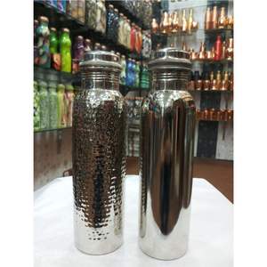 Botella de Agua de Cobre Puro Premium |   Botellas 100% de Cobre |   Precio de Fabricante |   Botella Deportiva Resistente |   Botella de Cobre Más Vendida - Product Image 1