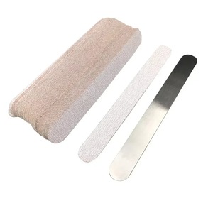 100pcs/lot Professional Double Sided Crystal Glass Nail <b>File</b> 100 Grit Reusable Sandpaper Nail Care Tool Color <b>Box</b> 25 - Product Image 2
