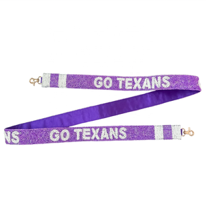 Correa de Bolso Deportiva con Cuentas de Cristal y Diseño de los Houston Texans, Hecha a Mano, Elegante, con Personalización para el Día del Partido - Product Image 2