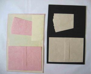 Papiers de qualité supérieure en coton, 10 feuilles de papier à lettres A4 + 5 enveloppes, emballées en ensemble dans une dossier. - Product Image 5