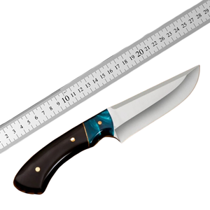 Couteau de chasse et de camping haut de gamme à lame fixe en acier Damas, fait main, manche en bois, service OEM, garantie 3 ans pour les marchés des États-Unis et d'Europe - Product Image 6