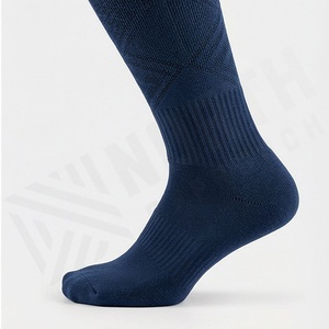 Knee High Compression Running <b>Socks</b> Breathable <b>Moisture</b> Wicking Polyester Spandex Men Women Athletic Sports Support Spring - Product Image 3