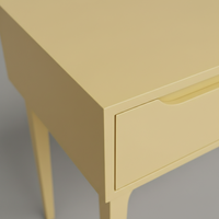 Table console ronde en chêne massif moderne PKP avec 2 tiroirs, design écologique pour salon, meubles de salle à manger, garantie 1 an