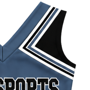 Haut de cheerleading sans manches en V pour femmes et filles, idéal pour la danse, les équipes de performance et les compétitions sportives - Product Image 4
