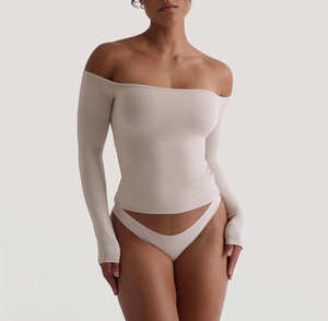 Hauts de yoga respirants de haute qualité pour femmes, à manches longues, séchage rapide, vêtements de fitness ajustés, chemises de yoga slim fit - Product Image 2