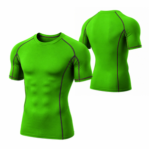 Vente en gros de chemises de protection contre les rayures à manches courtes pour hommes, personnalisées, séchage rapide, UPF 50+, maillots de bain, chemises de compression pour adultes - Product Image 5