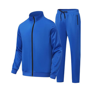 Conjuntos Deportivos para Hombre de 2 Piezas con Cremallera Completa, Trajes para Correr, Conjuntos Deportivos Brillantes para Hombre - Product Image 1