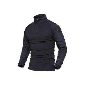 เสื้อเพนท์บอลแขนยาวสีดำโพลีเอสเตอร์สำหรับเล่นเกมยิงปืนกลางแจ้ง - Product Image 1