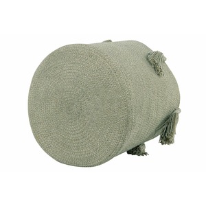 Green Macrame Basket For <b>Toys</b> Storage And Laundry Organizer Stylish Home Storage Solution Kids Room Bedroom And Living Room - Product Image 5