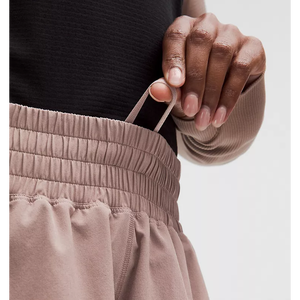 กางเกงขาสั้นผู้หญิงแบบมีซับในอย่างดี 2 1 ตัว สำหรับออกกำลังกาย เล่นกีฬา วิ่ง ฟิตเนส ระบายอากาศ แห้งเร็ว กันน้ำ ยืดหยุ่นได้ - Product Image 4