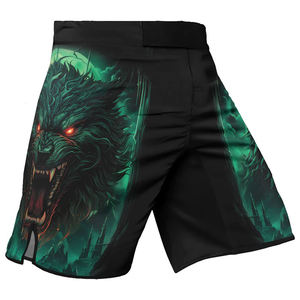 Pantalones Cortos de MMA con Estampado Personalizado, Ropa Deportiva para Artes Marciales, Grappling, Gimnasio, Entrenamiento y Rendimiento Atlético para Hombres - Product Image 1