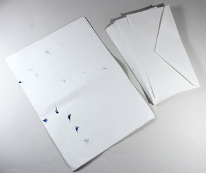 Hot Selling Cotton Premium Papers' 10 A4 Letter Heads + 5 Envelopes Packed As A Set In A Folder - Product Image 4