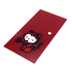Últimas Bandejas de Acrílico Duraderas para Pestañas con Logotipo Personalizado Devil Kitty, Soporte para Pinzas y Pegamento para Organizador de Pestañas Postizas - Product Image 3