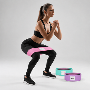 DYNAMIC GEAR DG-HC-001 Medium Resistance Latex Hip <b>Band</b> Yoga & Fitness Training Comfortable <b>Exercise</b> Loop for Adults - Product Image 3