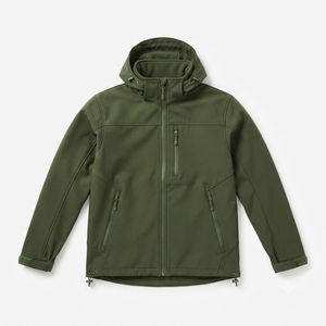 Mens Softshell Hiking <b>Jacket</b> <b>Winter</b> Outdoor Apparel Breathable Windproof <b>Waterproof</b> <b>Jacket</b> Solid Color Zipper Closure Windproof - Product Image 1
