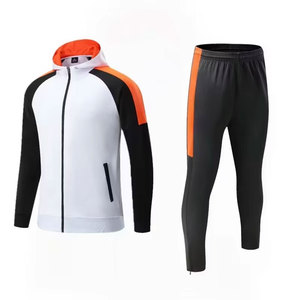 Survêtement d'entraînement personnalisé OEM 2025 pour homme, respirant, 100 % polyester, col montant, demi-fermeture éclair, manches longues - Product Image 4