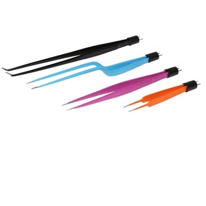 Pinces bipolaires microchirurgicales professionnelles en acier inoxydable à pointe fine pour la coagulation bipolaire en milieu hospitalier - Product Image 2