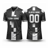 Maillot de football d'entraînement de haute qualité pour équipe de club, vêtement de sport unisexe, maillot de soccer personnalisé rétro court imprimé respirant