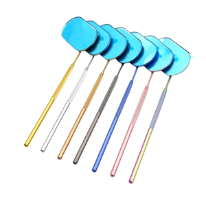 Professional Personalized Eyelash Extension Mirror Lighted Stainless Steel 3X Magnification Comfortable Handle Custom Logo - Product Image 1