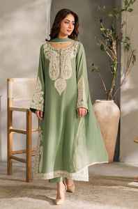 Collection Hiver Originale 2026 OEM Salwar Kameez Indien et Pakistanais pour Femmes, Couleur Unie Personnalisée, Marque AM IMPEX, 3 Pièces en Lin - Product Image 4