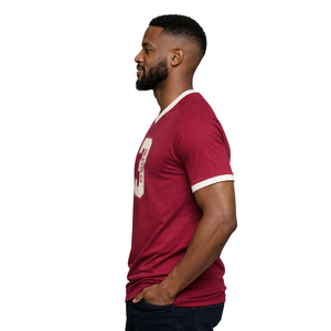 Camiseta Kappa Alpha Psi Klub con Cuello en V, Ropa de Fraternidad Griega con Ribete en Contraste Clásico, Comodidad Premium y Ajuste Elegante - Product Image 3