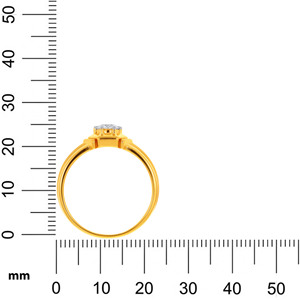 Secured Hexagon <b>Men</b> Solitaire <b>Ring</b> Luxury Yellow Gold Round Solitaire Diamond <b>Ring</b> Modern Geometric Bezel Inspired Setting - Product Image 5