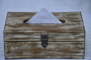 Factory Wholesale Cheap Wooden Dryer Sheet Holder Flip <b>Lid</b> Carbonized Paulownia Wood Tissue <b>Box</b> for Home <b>Decor</b> - Product Image 2