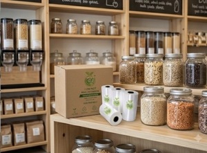 Rouleau de film étirable compostable GE pour emballage industriel, transport et protection contre les dommages pour usine de fabrication - Product Image 2